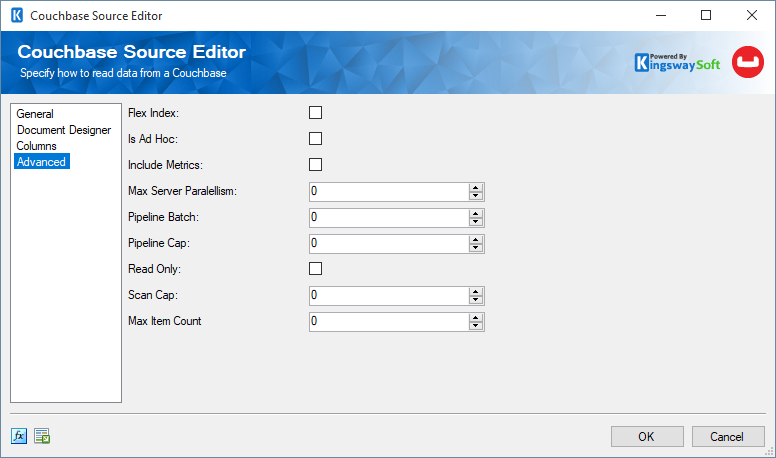 Couchbase Source component - Advanced.png